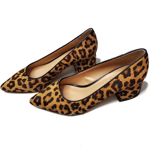 Franco Sarto Shoes - Franco Sarto Callan Leopard Calf Hair Block Pump